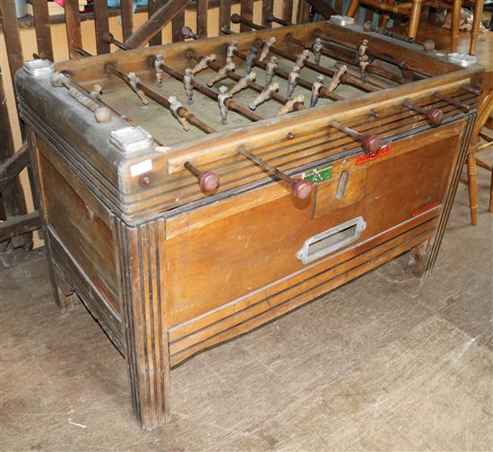 Rustic French football table